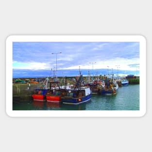 Pittenweem Fishing Boats Sticker